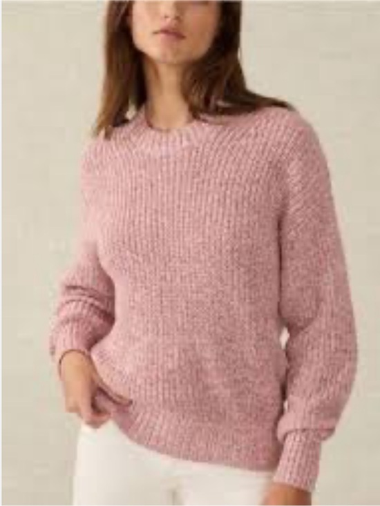 Faherty Sweaters - Faherty Sunwashed Organic Cotton Fisherman Sweater Small